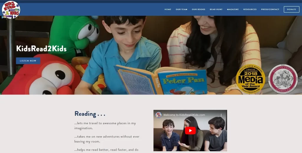 Kids read kids