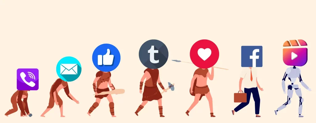 social media evolution