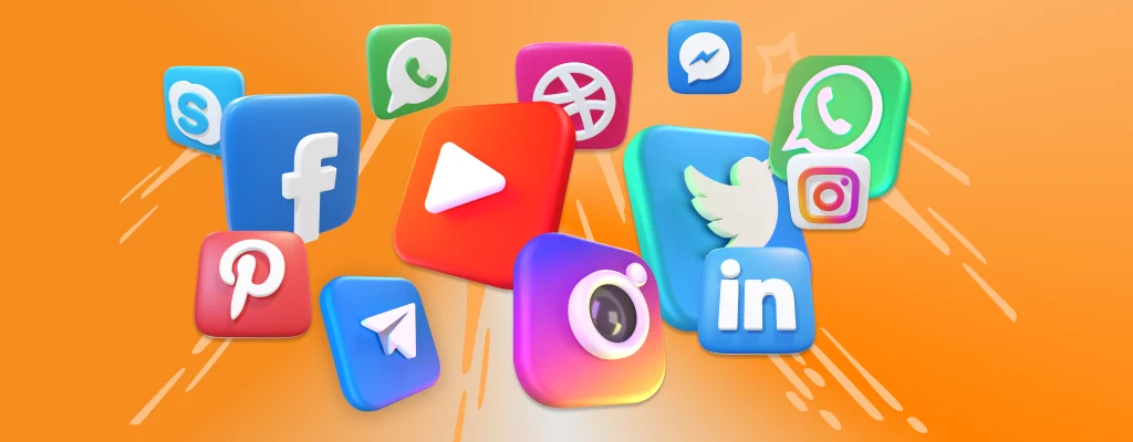 social media logos